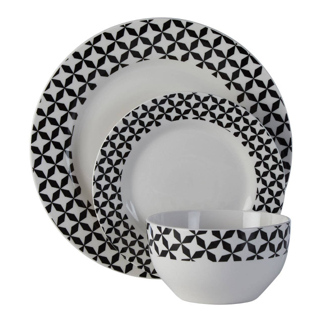 Premier Housewares Avie 12 Piece Windmill Dinner Set