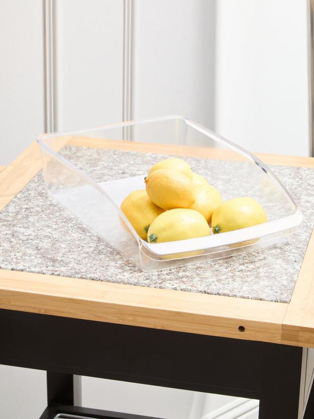 Premier Housewares Azuma Clear PS Plastic Small Fridge Organiser