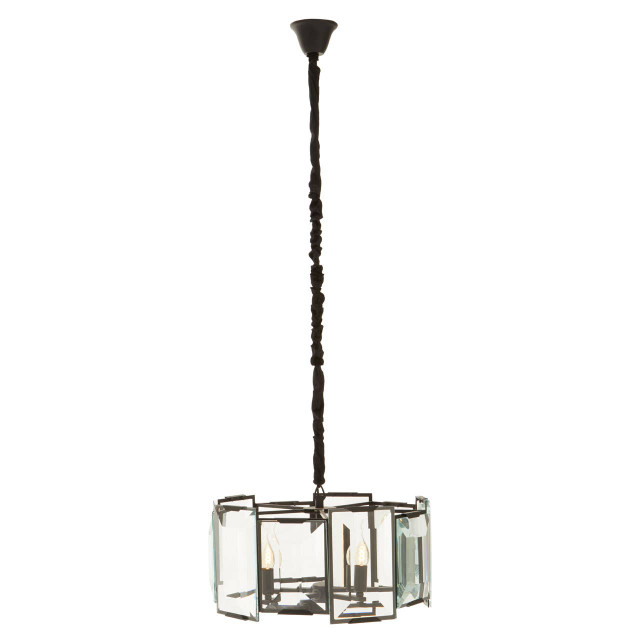 premier housewares Babylon Black 6 Light Chandelier