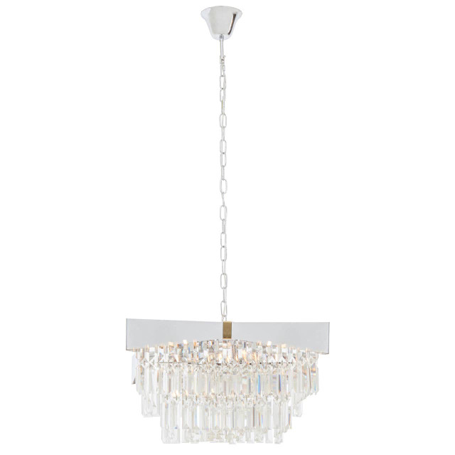 Premier Housewares Babylon Six Bulb Chrome Chandelier
