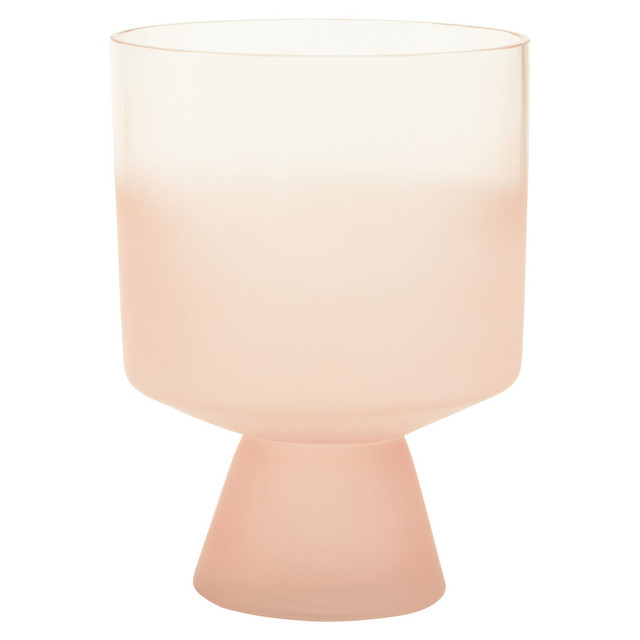 premier housewares Baila Large Matte Pink Glass Vase