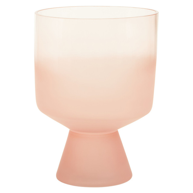 Premier Housewares Baila Small Matte Pink Glass Vase