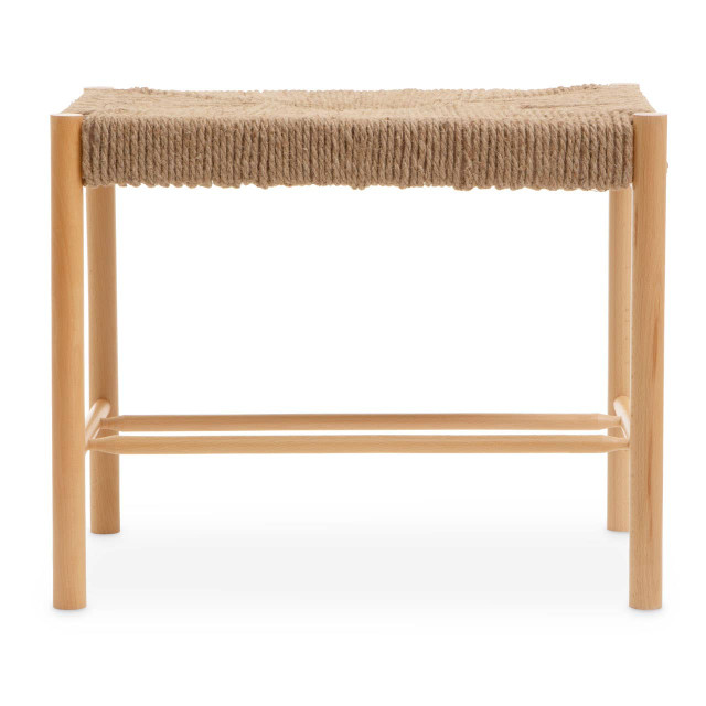 premier housewares Bandar Natural Rope Weave Small Bench