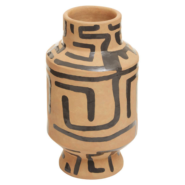 Premier Housewares Barren Hand Painted Earthenware Vase