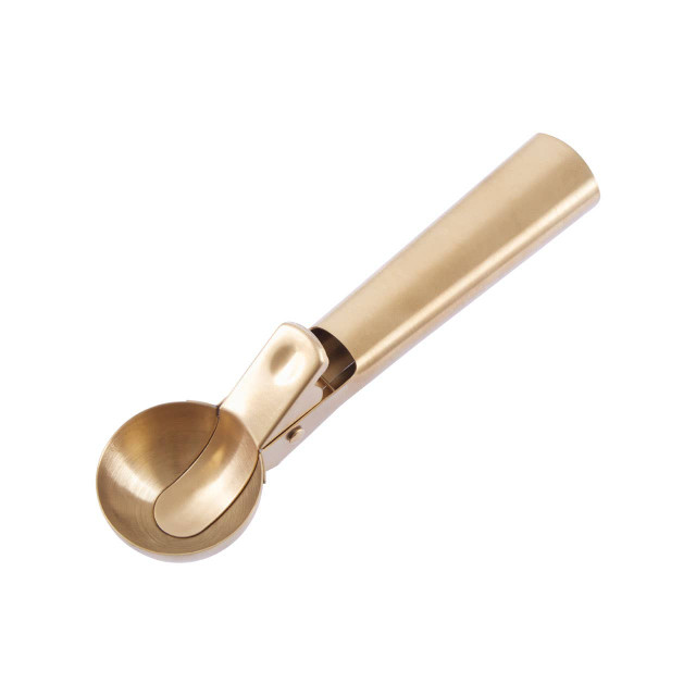 Premier Housewares Barron Light Gold Finish Ice Cream Scoop