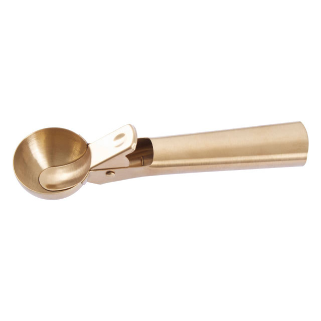 Premier Housewares Barron Light Gold Finish Ice Cream Scoop