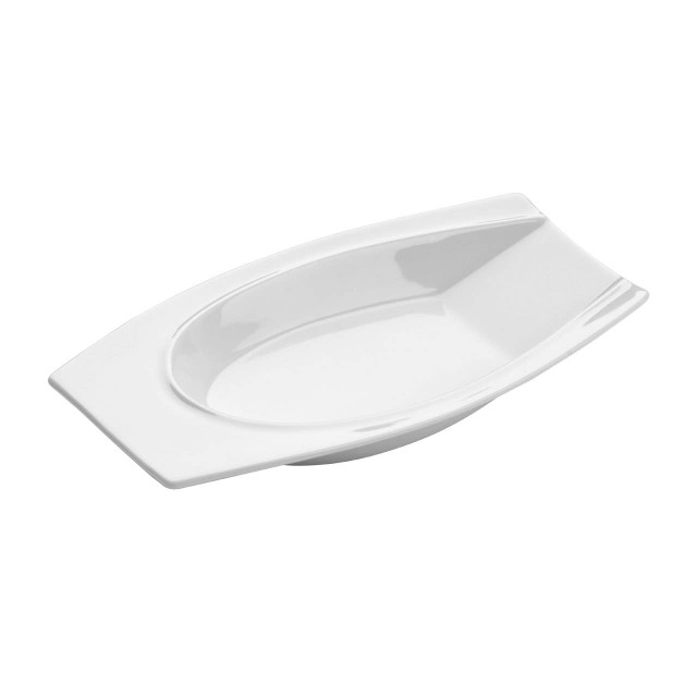 Premier Housewares Basso White Porcelain Serving Bowl