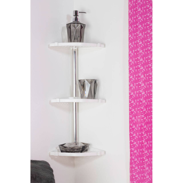 Premier Housewares Bathe PS Wall Mountable Corner Shelf Unit