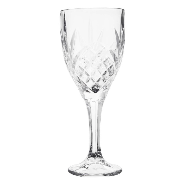 Premier Housewares Beaufort Crystal Wine Glasses Set Of Four
