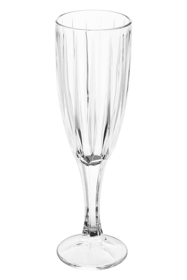 Premier Housewares Beaufort Set Of 4 Crystal Champagne Flutes