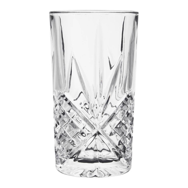 Premier Housewares Beaufort Set Of 4 Crystal High Ball Glasses