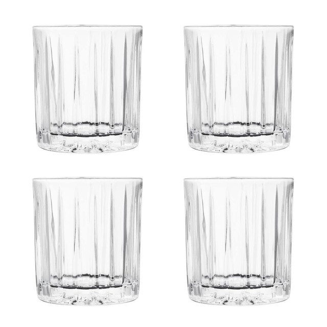 premier housewares Beaufort Set of 4 Crystal Large Tumblers