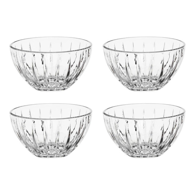 premier housewares Beaufort Set Of 4 Crystal Small Bowls