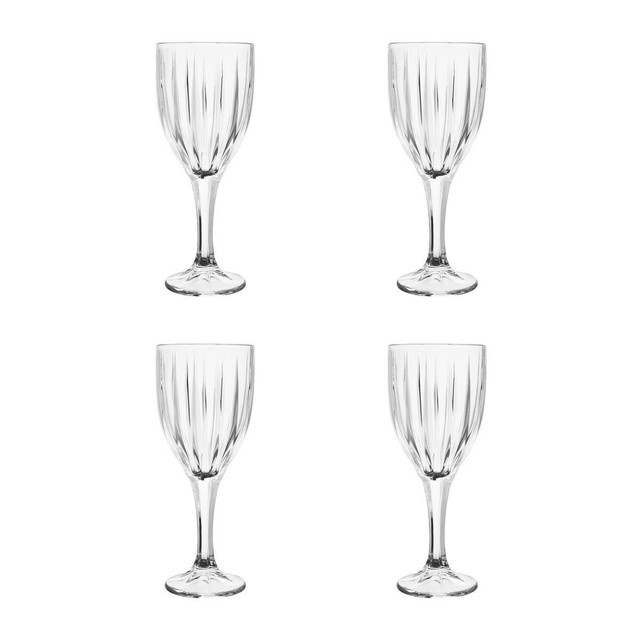 premier housewares Beaufort Set of 4 Crystal Wine Glasses