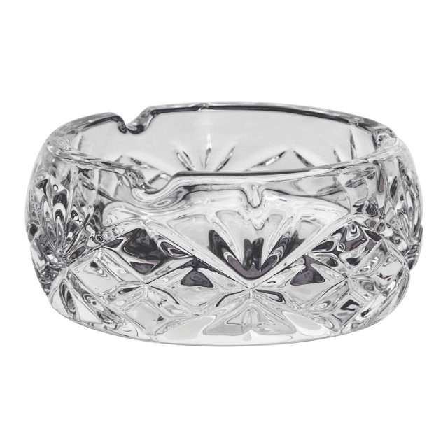 Premier Housewares Beaufort Small Crystal Textured Ashtray