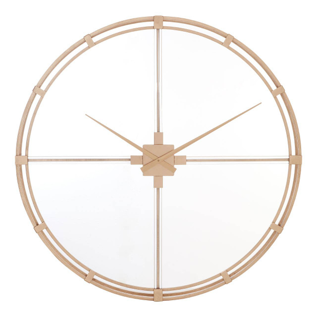 premier housewares Beauly Gold Finish Metal Wall Clock