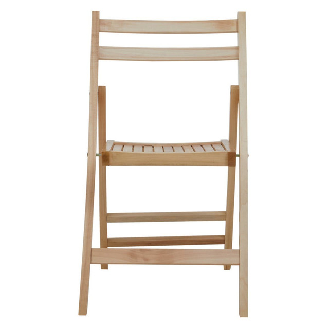 premier housewares Beauport Natural Finish Folding Chair
