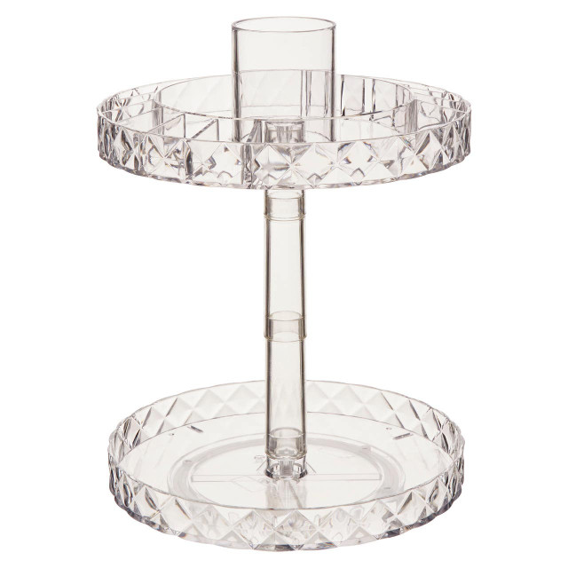 Premier Housewares Beauty Two Tier Revolving Cosmetic Organiser