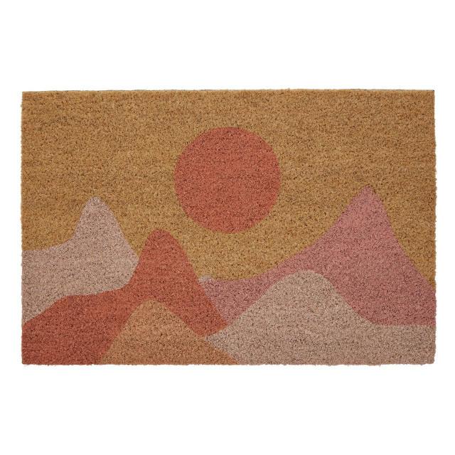 premier housewares Bellevie Sunrise Design Coir Doormat