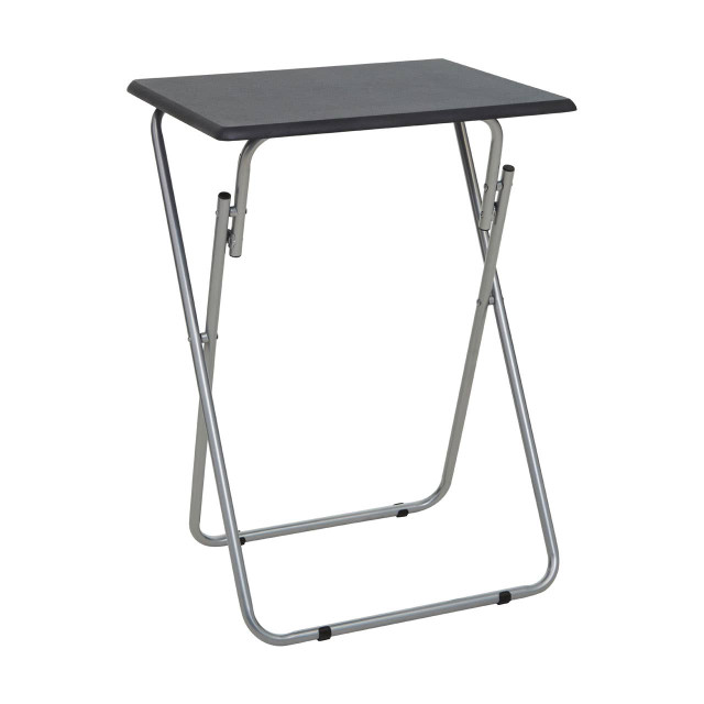 Premier Housewares Bernie Folding Table With Sand Black Top