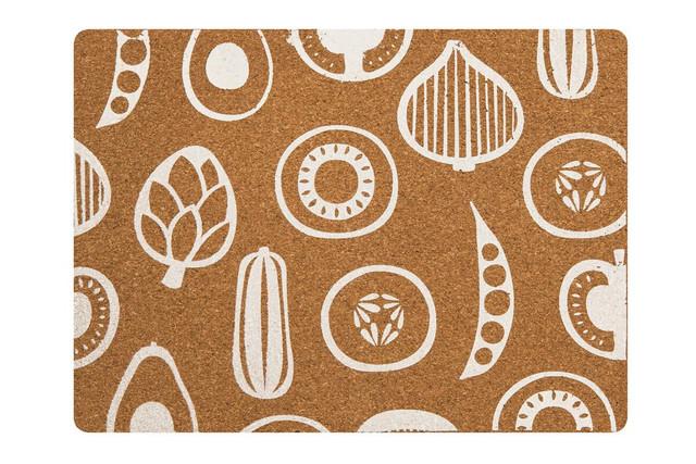 Premier Housewares Besa Set Of Four Cork Rectangular Placemats
