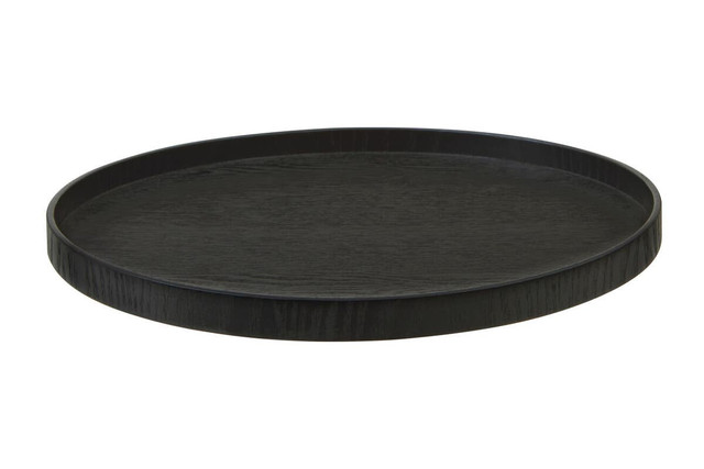 Premier Housewares Bessan Large Black Fir Wood Tray