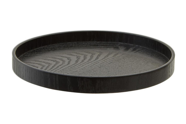 Premier Housewares Bessan Small Black Fir Wood Tray
