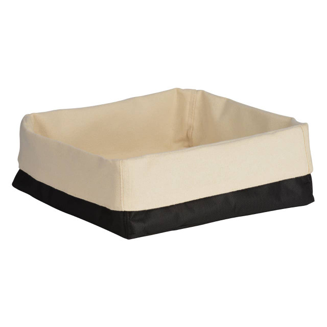 premier housewares Black And Cream Folded Design Bread Basket