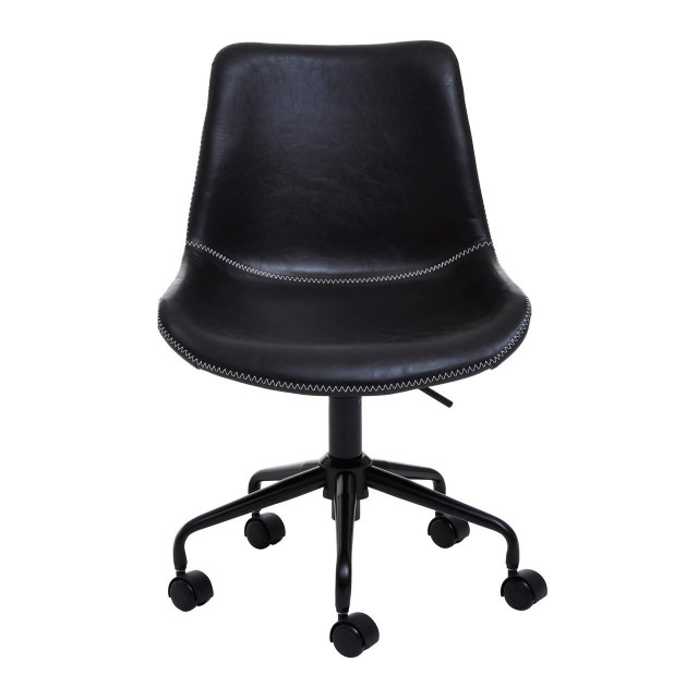 Premier Housewares Bloomberg Black Home Office Chair