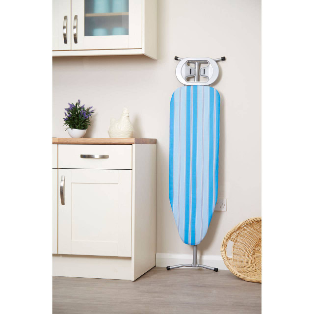 Premier Housewares Blue And White Stripe Cover Ironing Board