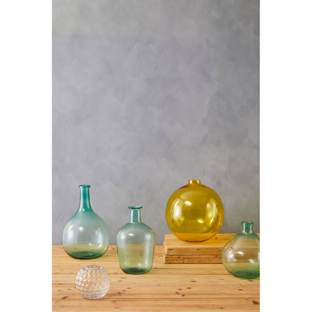 Premier Housewares Bolla Small Round Clear Glass Vase