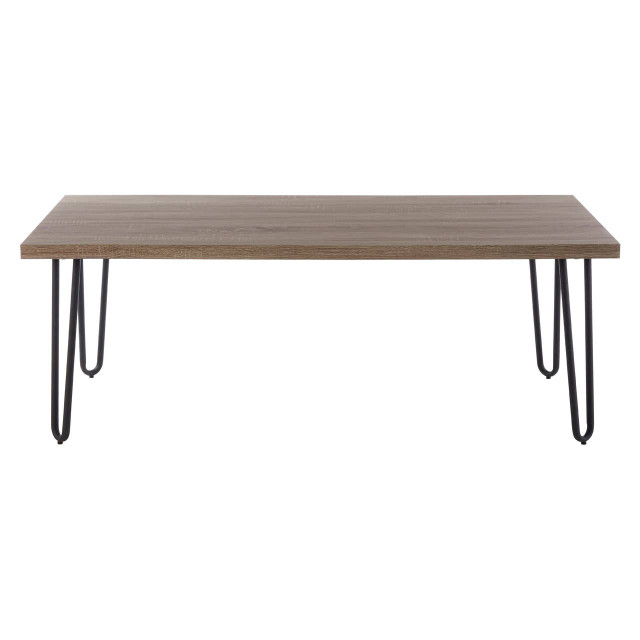 premier housewares Borough Veneer Top and Metal Legs Coffee Table