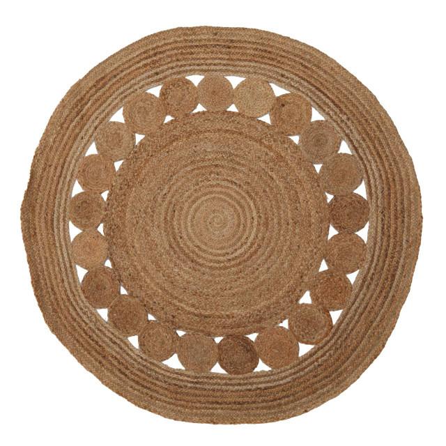 Premier Housewares Bosie Demir Round Natural Jute Rug