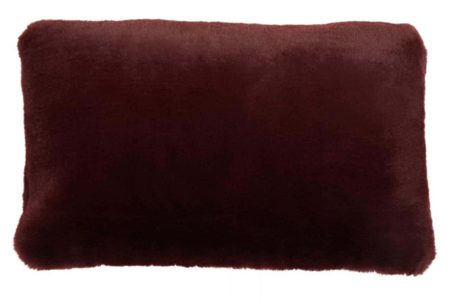 premier housewares Bosie Lamina Red Wine Rectangular Cushion