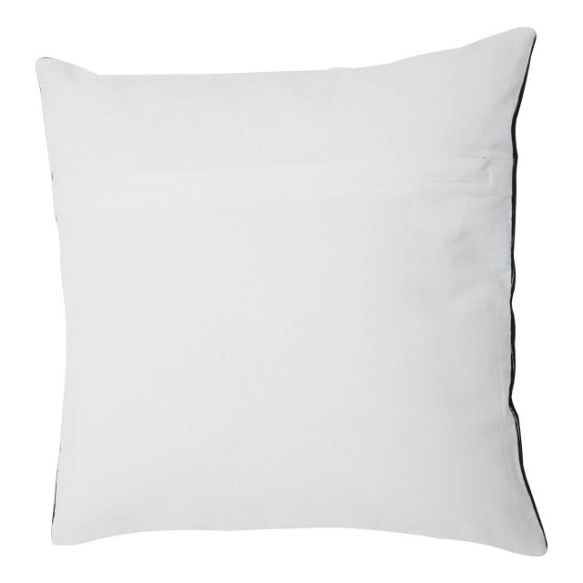 Premier Housewares Bosie Ozella Black And White Semi Circular Design Cushion