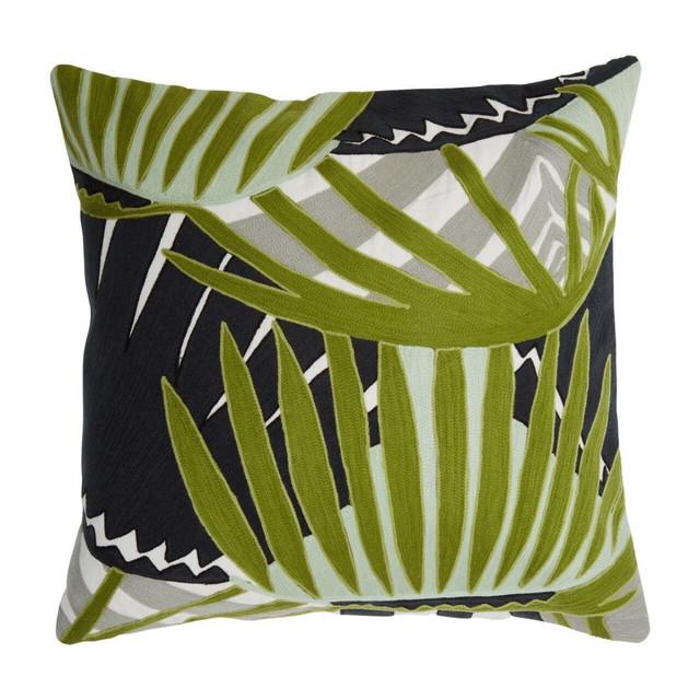 Premier Housewares Bosie Ozella Botanical Green Cushion
