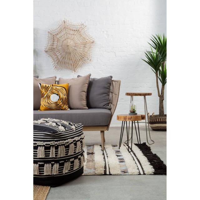 Premier Housewares Bosie Ozella Circular Design Embroidered Cushion