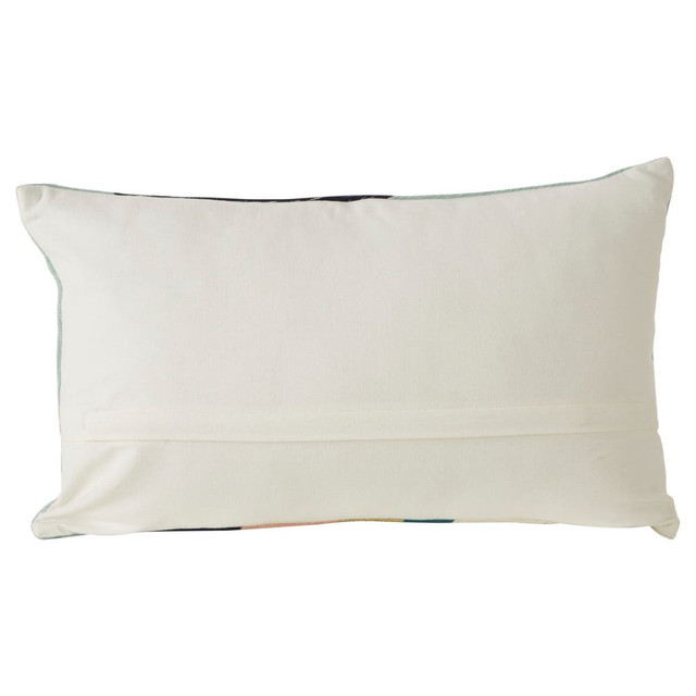Premier Housewares Bosie Ozella Curved Stripes Embroidered Cushion