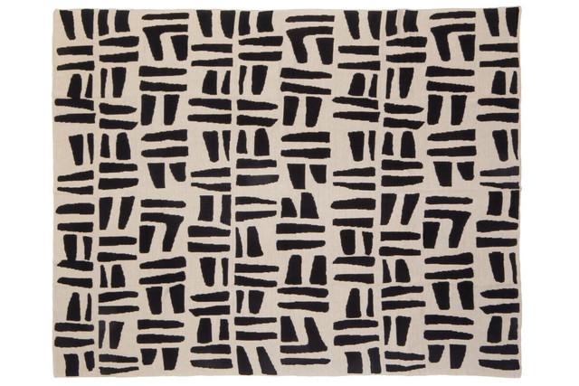 premier housewares Bosie Ozella Natural And Black Throw