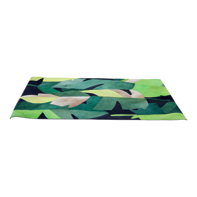 Premier Housewares Bosie Safira Large Botanical Hair On Leather Rug