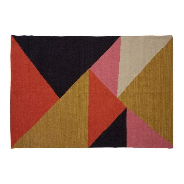 premier housewares Bosie Villon Rug With Triangular Shapes Design