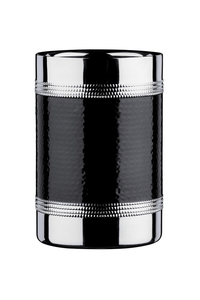 Premier Housewares Bottle Cooler With Hammered Black Band