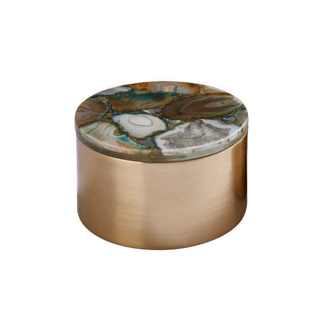premier housewares Bowerbird Large Trinket Box with Agate