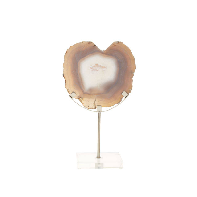 premier housewares Bowerbird White And Silver Agate Sculpture