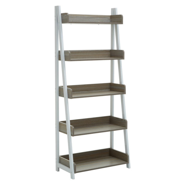premier housewares Bradbury Five Tier Oak Effect Shelf Unit