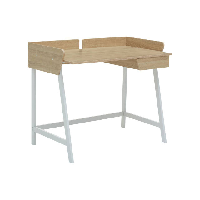 Premier Housewares Bradbury Natural Oak One Drawer Desk