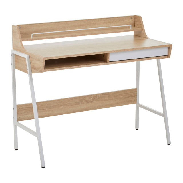 Premier Housewares Bradbury Natural Oak Veneer Desk
