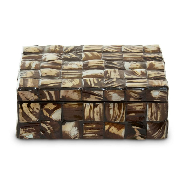 Premier Housewares Branna Small Natural Shell Detail Box