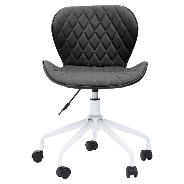 Premier Housewares Brent Black And White Home Office Chair