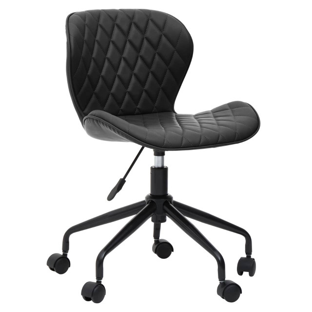 premier housewares Brent Black Armless Home Office Chair
